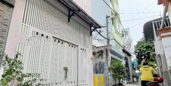 Nhà hẻm bagac Nguyễn Thượng Hiền P1 GV 41m2, gần chợ Cây Quéo, chỉ 4.45 tỷ.