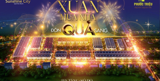 Đất nền dự án trung tâm TT Mộ Đức Sunshine City Quảng Ngãi