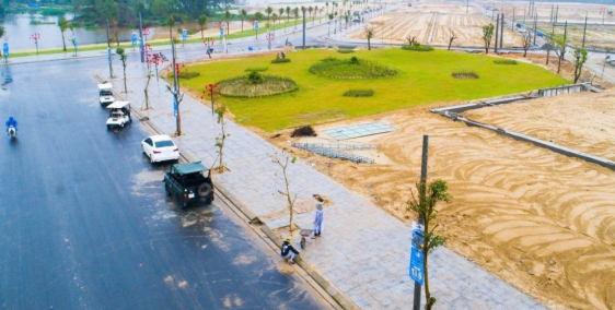 10 lô cuối 120m2 trục 10m5, trực diện sông Cổ Cò, hạ tầng hoàn thiện