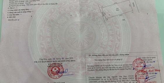 Chính chủ cần bán nhanh lô đất mặt tiền tại Xã Kim Đường - Huyện Ứng Hòa - Hà Nộ