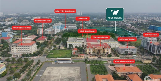 Mở bán block đẹp nhất dự án căn hộ cao cấp West Gate ngay UBND huyện Bình Chánh.