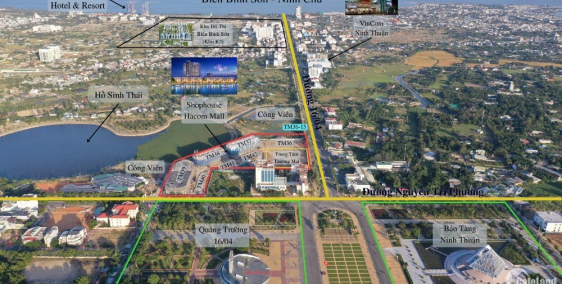 Shophouse Hacom Mall - Tuyến phố duy nhất đẳng cấp nhất Tháp Chàm, Ninh Thuận