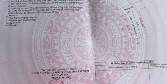 Chính chủ bán nhanh lô đất Tây Ninh góc 2 mặt tiền 7x21 DT786 Long Chữ