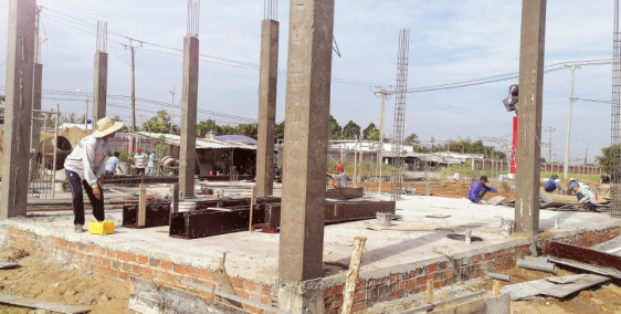 Khu dân cư vạn phát sông hậu tại thị trấn mái dầm