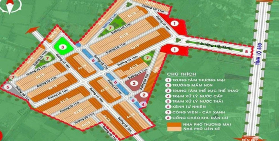 Bán đất nền dự án Diamond quốc Linh Đức Hòa Long An