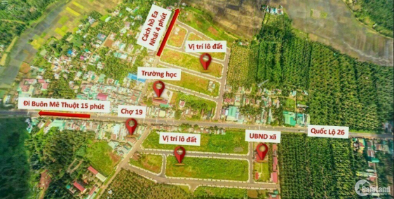 Đất nền Đắk Lắk ngay KM19 – KDC Ea Nhái sổ đỏ từng lô 0332168585