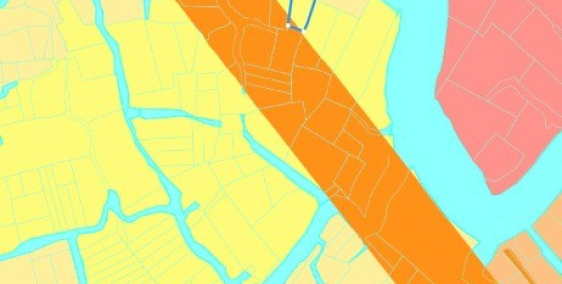 Cần bán 4943m2 đất mặt tiền đường quận 2, xã Phú Đông, Nhơn Trạch