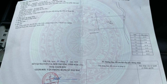 ra nhanh lô đất cạnh hồ Đạt Lý 1652m2