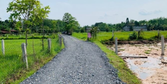 Đất vườn củ chi 550m2 giá 1ty4 TL, sổ hồng riêng bao thuế phí sang tên.