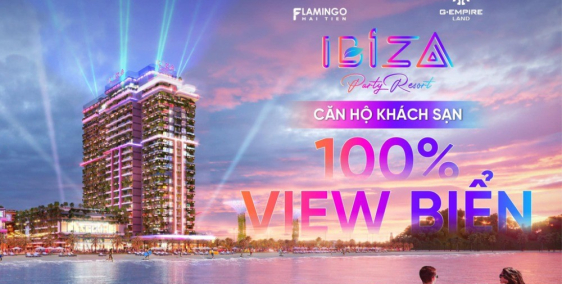 Mở bán căn hộ 21 tầng khách sạn condotel mặt biển Flamingo Hải Tiến