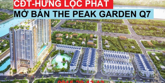 Chiết khấu 11.5% The Peak Garden 2PN,3PN, Tặng 3 Chỉ Vàng, Miễn Lãi Suất 18 Thán