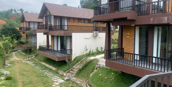 Biệt thự đồi Thang Mây Village, view hồ Bản Xôi Ba Vì, có bể bơi giá chỉ 26tr/m2