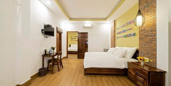 Biệt thự 3 tầng đang kinh doanh Homestay đường Cửa Đại,Hội An, Quãng Nằm