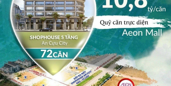 Shophouse An Cựu City đón đầu thị trường bất động sản Miền Trung