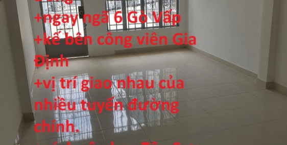 Bán nhà Phạm Văn Đồng ngã 6 Gò Vấp, kết nối nhiều tuyến đường chính.