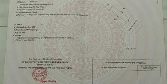 Còn 3 lô diện tích 150m2, hướng Đông Nam, Full thổ cư, sổ hồng riêng có sẵn