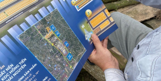 Bán lô làn diện KCN mặt đường 47m KĐT Hồng Tiến, Phổ Yên, Thái Nguyên