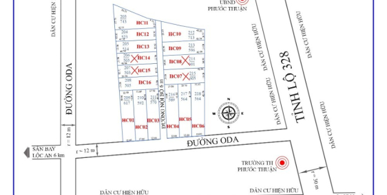 BÁN LÔ ĐẤT HỒ TRÀM, SÁT QL328, TRÊN ĐƯỜNG ODA, DT 589M2, 100M2 TC, GIÁ 8 TỶ 500