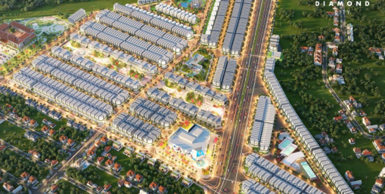 Đất nền dự án Diamond City trung tâm Lộc Ninh phát triển bởi CEN GROUP