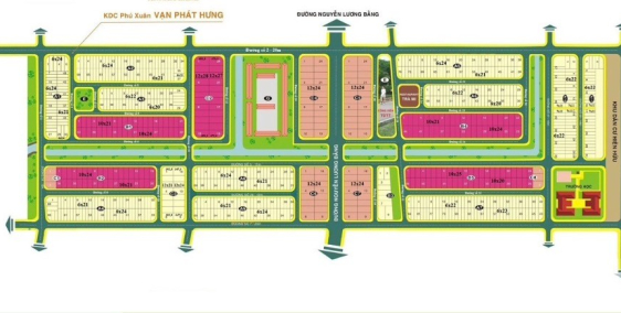 Bán Đất KDC Phú Xuân VPH, Đường 20m, Ngay cổng vào. DT: 144m2. Giá: 50tr/m2