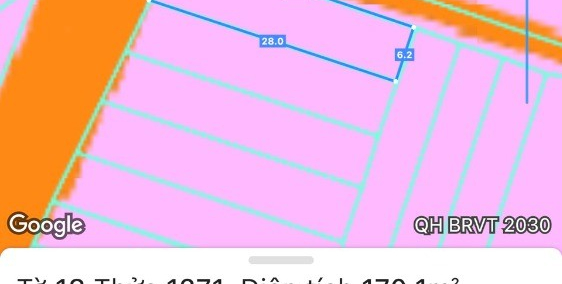 Lô góc hai mặt tiền đường nhựa DT 6x28m xã Phước Long Thọ nằm ngay bên hông kcn