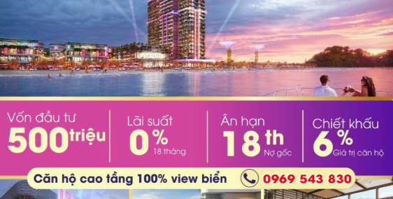 Căn hộ nghỉ dưỡng Flamingo tại tháp tiệc tùng lớn nhất VN