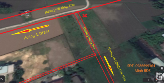 Lô góc 2 Mặt Tiền Ngay UBND Đức Hòa