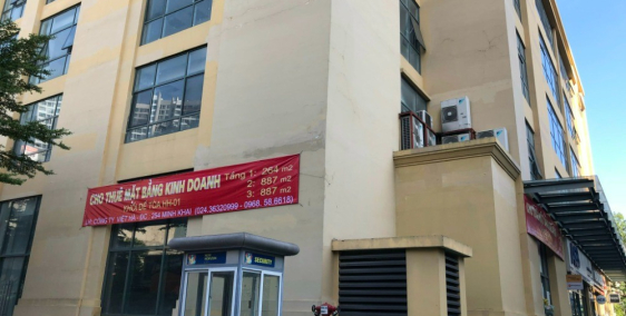 Cho thuê sàn thương mại 3 tầng mục đích làm văn phòng, kinh doanh