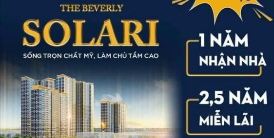 Nhận giữ chỗ có hoàn lại Beverly Vinhomes Q9 chỉ 50tr/booking