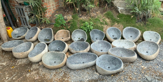 Thanh lý chậu rửa lavabo bồn rửa mặt đá tự nhiên nhà đẹp giá rẻ