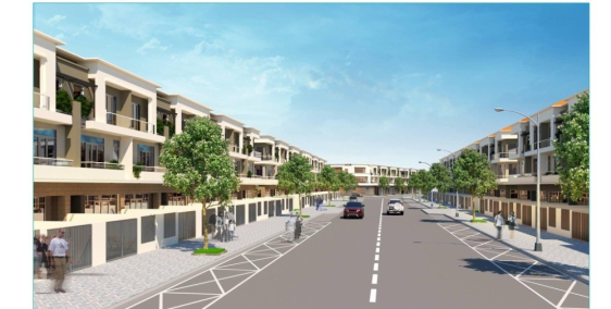 Bán căn shophouse 2 mặt đường 26m phố đi bộ