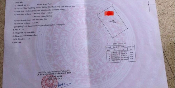 Cần bán lô Đất đẹp tại Lũng Xuyên - Duy Tiên - Hà Nam