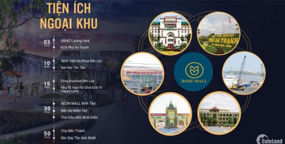 RA NHANH LÔ GÓC - ROSE MALL LONG AN