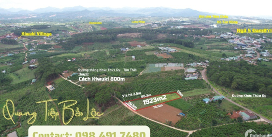 Đất Nghỉ Dưỡng, Đầu Tư, Kinh Doanh Homestay Gần Kiwuki Village | ĐamB'ri TP.Bảo