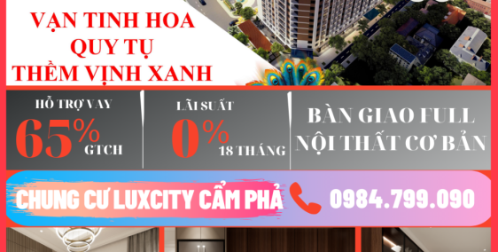 Cần bán chung cư cao cấp Luxcity Cẩm Phả