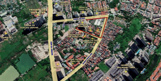 Mở bán 6 nền biệt thự kđt Intracom Trung Văn, Nam Từ Liêm