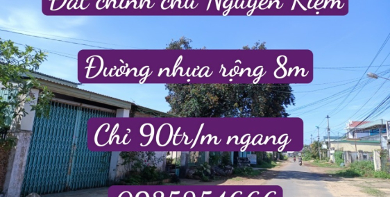 1 lô duy nhất ngay đường nguyễn kiệm - cách sân bay pleiku chỉ 3km