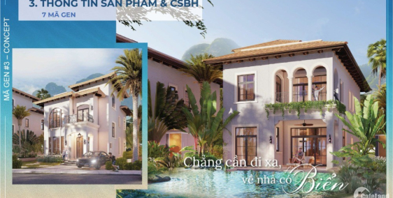 SIÊU VIP! BOOKING LÀ THẮNG, DUY NHẤT 3 CĂN MẶT BIỂN TẶNG SÂN VƯỜN TRIỆU ĐÔ