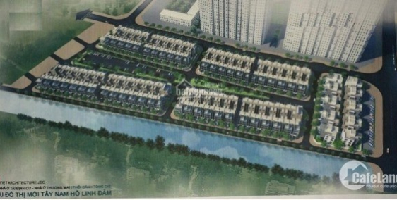 Bán Shophouse Liền kề Tây nam linh đàm – giá 115tr/m2 - 083,848,9898