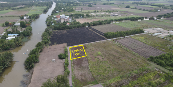 Đất vườn ven sông về SG trong 60 phút, đường xe hơi, giá từ 1.5tr