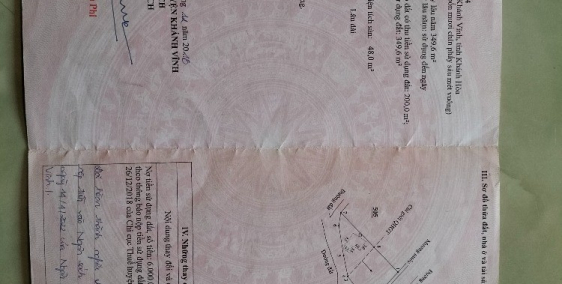 Bán đất mặt tiền đường tỉnh lộ 8 b, khánh bình, khánh vĩnh, khánh hòa