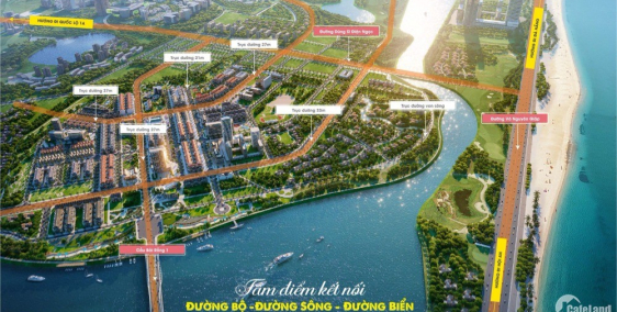 Đất nền Indochina Riverside Complex sông Cổ Cò Hội An , giá 24tr/m2, ck 10%