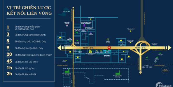 Bán đất nền dự án khu đô thị Dầu Giây, mặt tiền quốc lộ 1, cạnh nút giao cao tốc