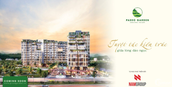 NHẬN BOOKING CĂN HỘ PHÚ QUỐC - PASSO GARDEN - SỞ HỮU VĨNH VIỄN