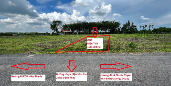 Đất Đường Nhựa Gần KCN Phước Đông, Gò Dầu, Tây Ninh