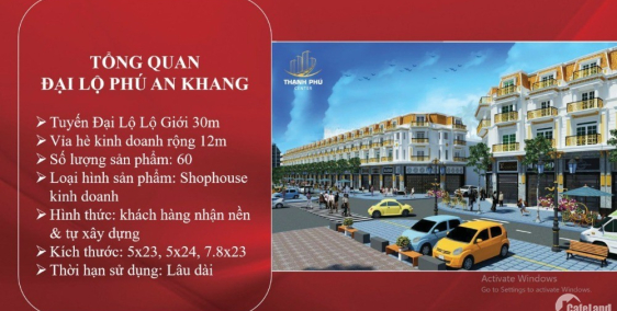 Đại Lộ Thương Mại Phú An Khang, Cơ Hội Vàng Cho Các Nhà Đầu Tư Bất Động Sản