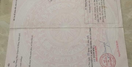 Bán đất nền KDC Hưng Phú, giá 2.8 tỷ, 4x25=100m2