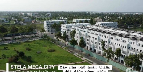 Shophouse hiếm viêw công viên - giá tốt - stella mega city cần thơ