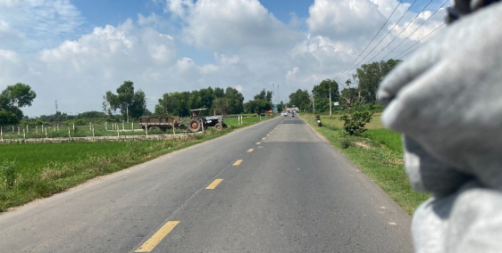 Gia đình cần bán lô đất 100m2 full thổ 950tr, đường nhựa sổ hồng riêng