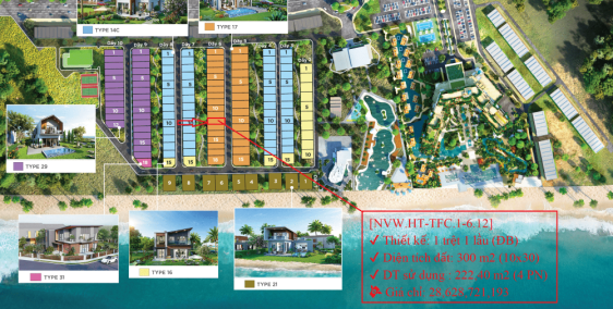 [NVW.HT-TFC.1-6.12] CHỈ CÒN ĐÚNG DUY NHẤT 01 CĂN BIỆT THỰ BIỂN NOVA TROPICANA